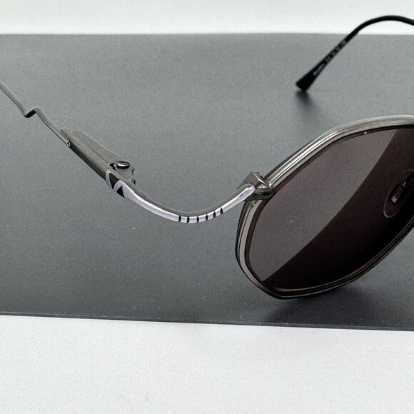 Jonathan Cate Eyeglasses Frames Mayaman 39 [] 28 Gray W Black Stripes Geometric - Picture 7 of 16